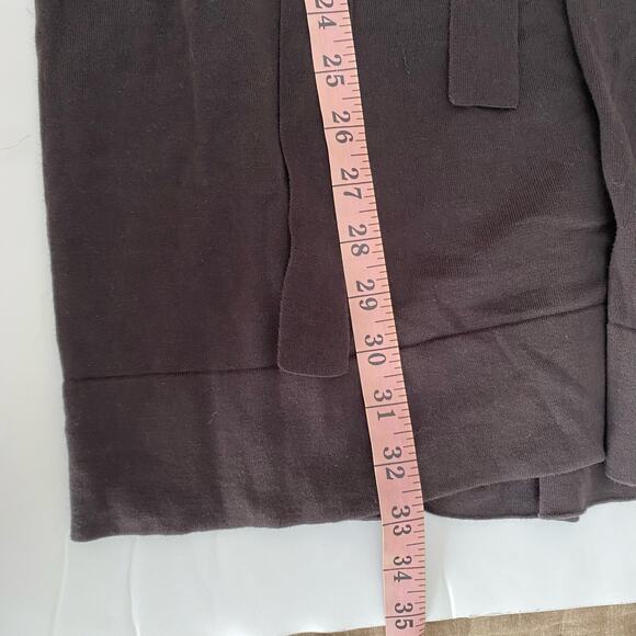 Theory Women's Annya Align Black Tie Waist Dress Size Small Minimalist - Picture 10 of 10